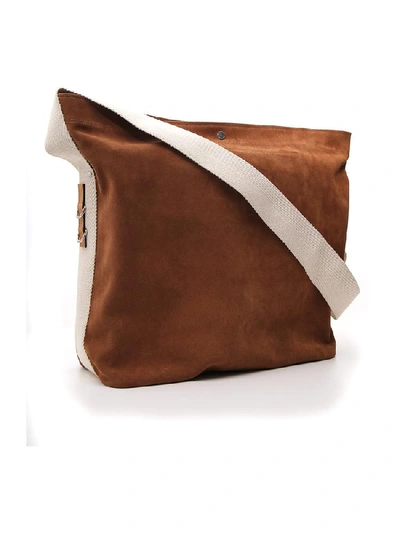 Shop Jw Anderson Oversized Shoulder Bag In Brown