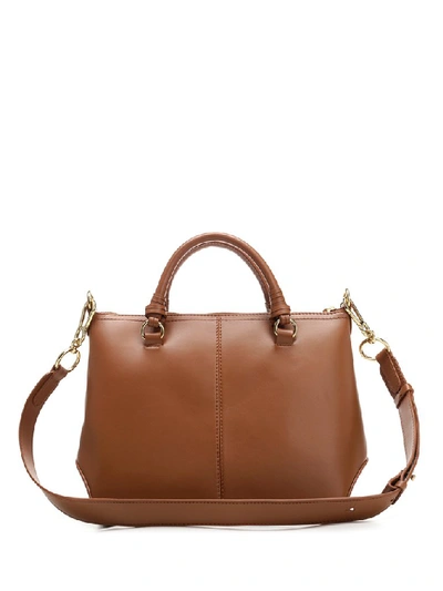 Shop See By Chloé Emy Patchwork Tote Bag In Brown