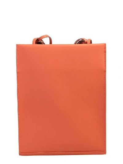 Shop Jacquemus Le A4 Cord Detail Tote Bag In Orange