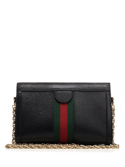 Shop Gucci Ophidia Small Shoulder Bag In Black