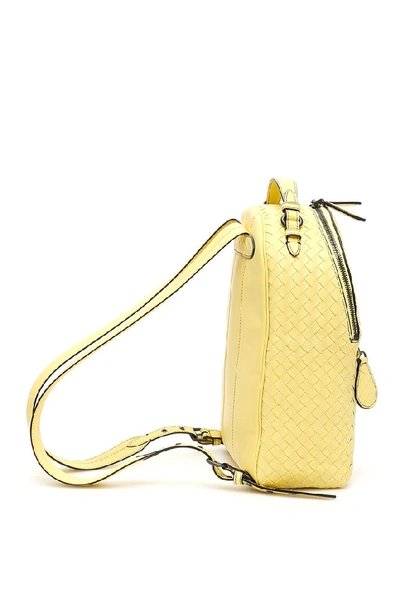 Shop Bottega Veneta Electre Intrecciato Backpack In Yellow