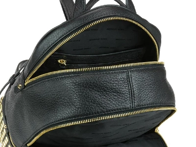 Shop Michael Michael Kors Rhea Backpack In Black