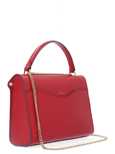 Shop Anya Hindmarch Postbox Tote Bag In Burgundy