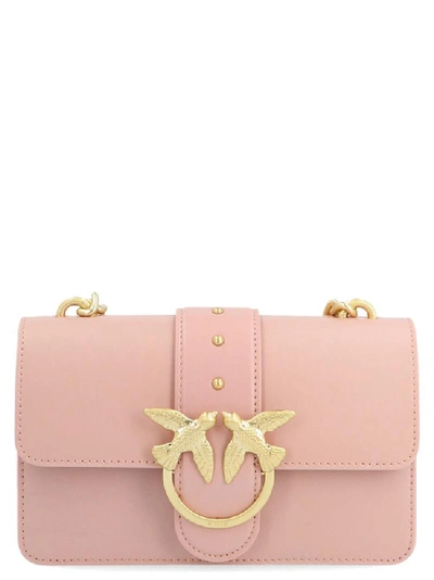 Shop Pinko Mini Love Simply Chain Shoulder Bag