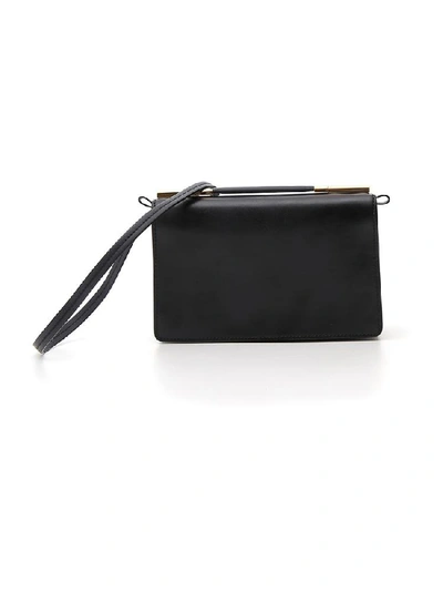 Shop Stella Mccartney Small Shoulder Bag In Black