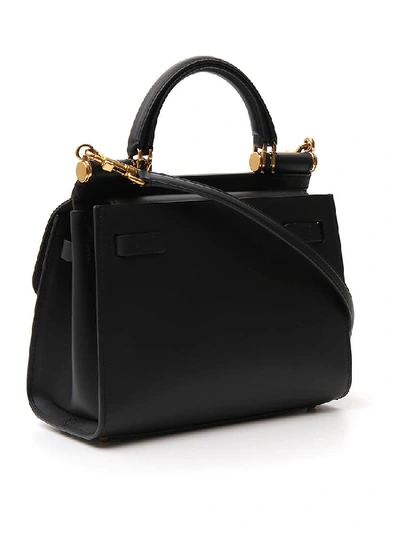 Shop Dolce & Gabbana Sicily 58 Bag In Black