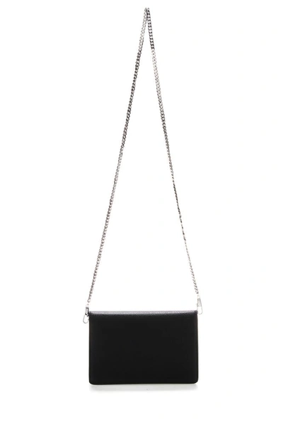 Shop Givenchy Chain Wallet Bag In Black
