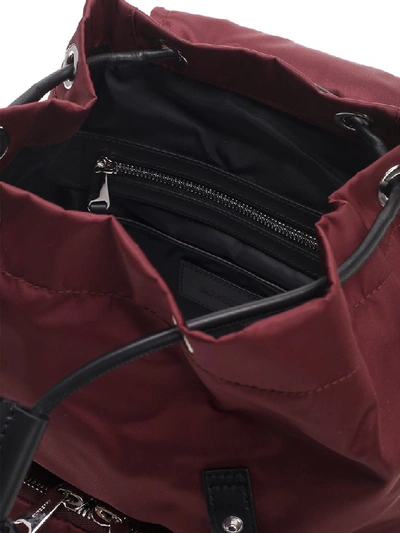 Shop Burberry Medium Logo Rucksack Backpack In Red