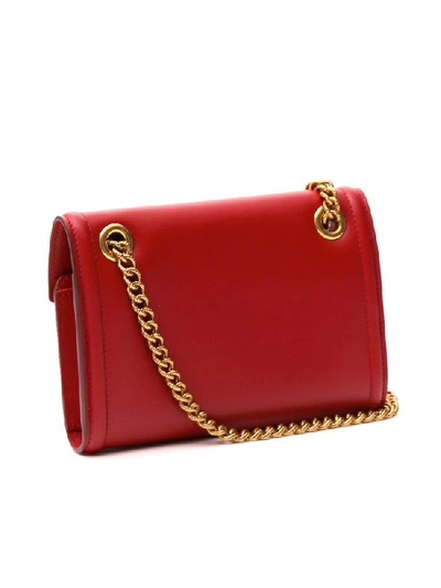 Shop Dolce & Gabbana Mini Devotion Shoulder Bag In Red