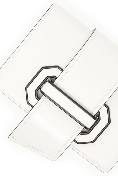 Shop Prada Belted Chain Bag In White
