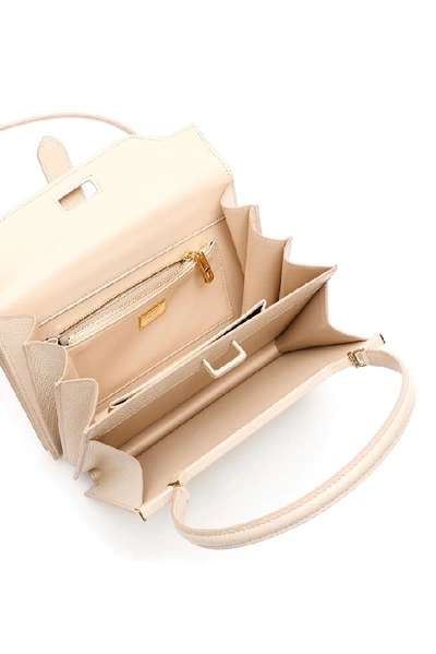 Shop Dolce & Gabbana Ingrid Small Tote Bag In Beige