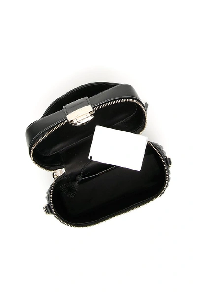 Shop Miu Miu Structured Shoulder Bag In Black