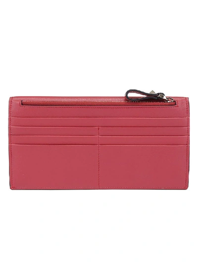 Shop Valentino Garavani Rockstud Wallet In Pink
