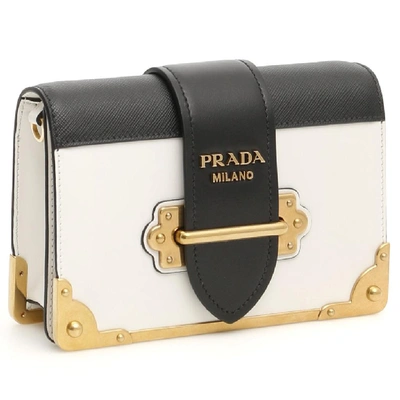Shop Prada Cahier Shoulder Bag In Multi