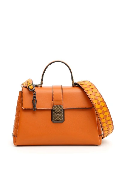 Shop Bottega Veneta Piazza Tote In Orange