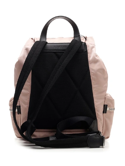 Shop Burberry Medium Logo Rucksack Backpack In Pink