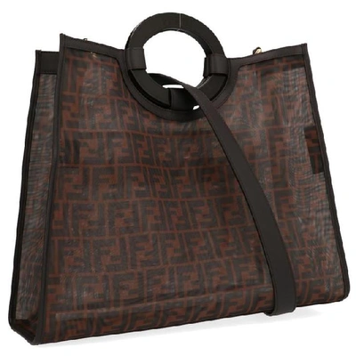 Shop Fendi Runaway Tote Bag In Multi