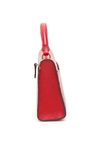 Shop Anya Hindmarch Postbox Shoulder Bag In Red