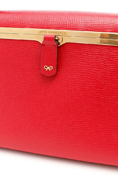 Shop Anya Hindmarch Postbox Shoulder Bag In Red