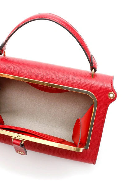 Shop Anya Hindmarch Postbox Shoulder Bag In Red