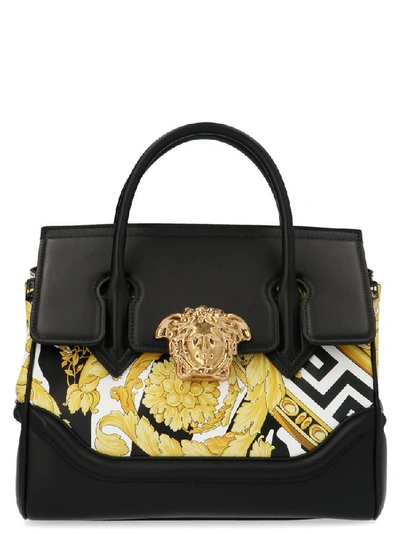 Shop Versace Barocco Print Tote Bag In Multi