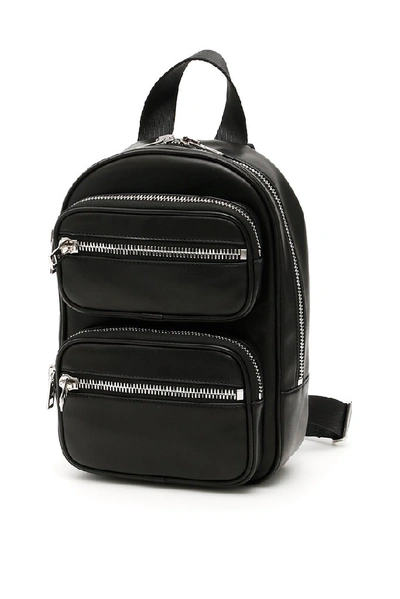 Shop Alexander Wang Front Pockets Backpack In Black