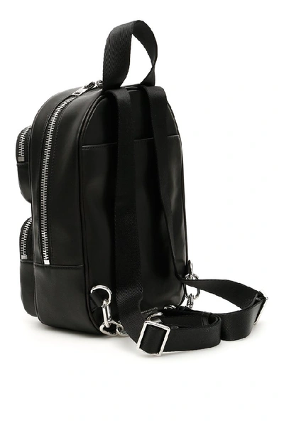 Shop Alexander Wang Front Pockets Backpack In Black