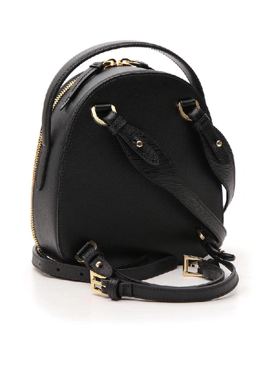 Shop Prada Odette Mini Backpack In Black