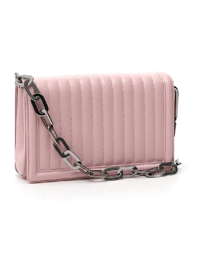 Shop Dolce & Gabbana Quilted Chain Shoulder Bag In Pink