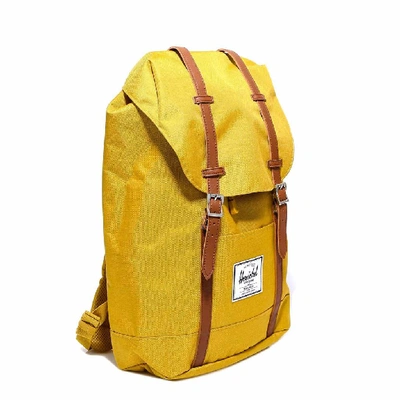 Shop Herschel Supply Co . Retreat Foldover Backpack In Yellow