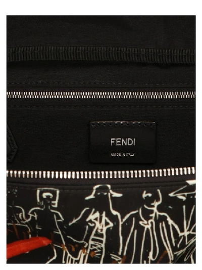 Shop Fendi Karl Kollage Belt Bag In Multi