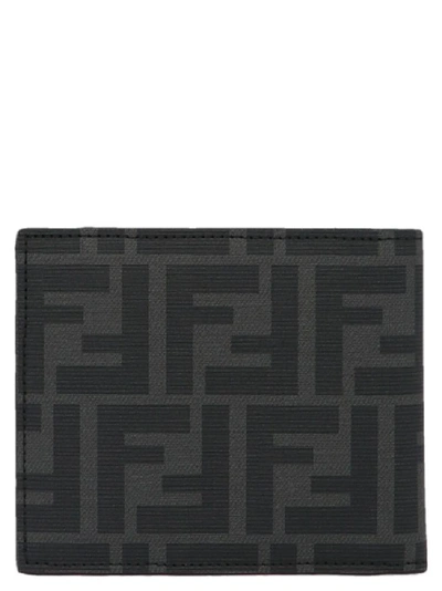 Shop Fendi Ff Roma Amor Wallet In Black