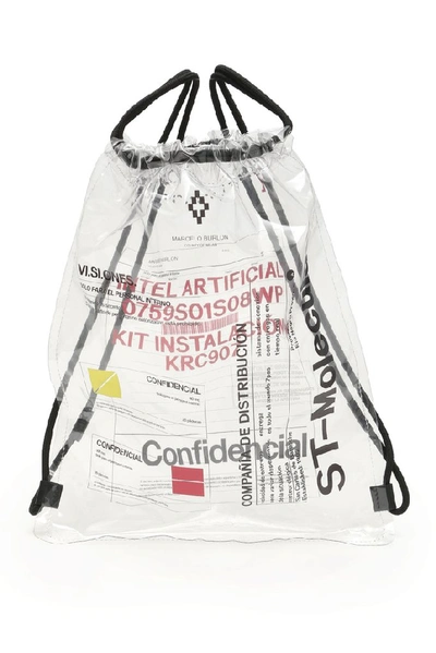 Shop Marcelo Burlon County Of Milan Printed Drawstring Backpack In Multi