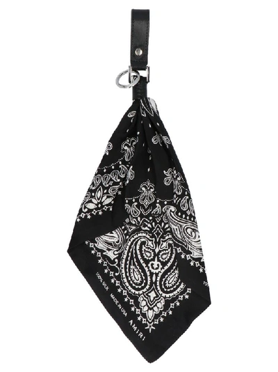 Shop Amiri Bandana Keyring In Black