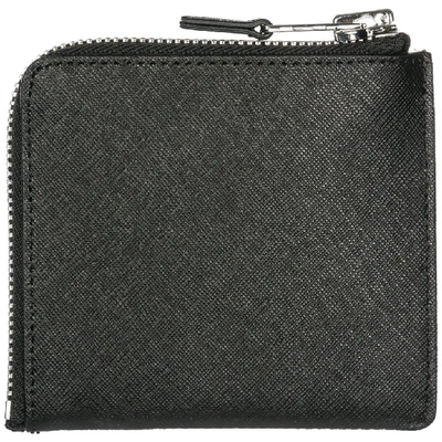 Shop Mcq By Alexander Mcqueen Mcq Alexander Mcqueen Logo Zipped Wallet In Black