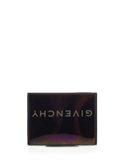 Shop Givenchy Iridescent Logo Cardholder In Multi