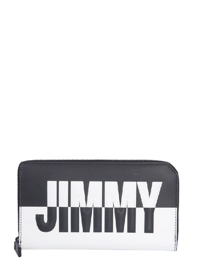 Shop Jimmy Choo Logo Carnaby Wallet In Multi