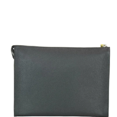 Shop Fendi Bag Bugs Zipped Pouch In Black