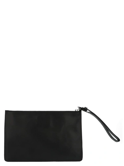 Shop Marcelo Burlon County Of Milan Norwegian Wing Detail Clutch Bag In Black