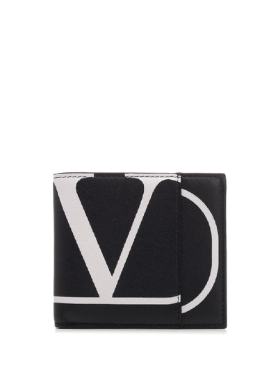 Shop Valentino V Logo Bi In Black