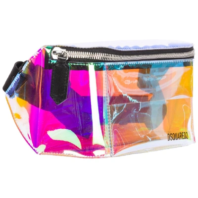 Shop Dsquared2 Mirror Belt Bag In Multi