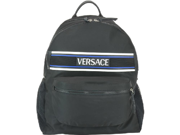 versace backpack grey