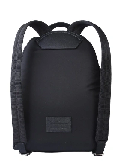 Shop Givenchy Paris Logo Print Backpack In Black