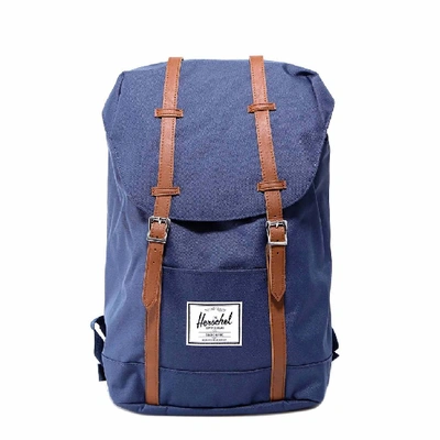 Shop Herschel Supply Co . Retreat Foldover Backpack In Blue