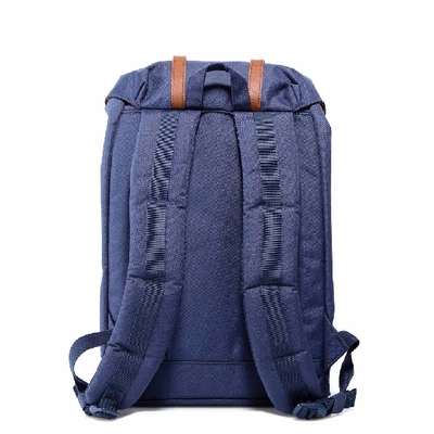 Shop Herschel Supply Co . Retreat Foldover Backpack In Blue