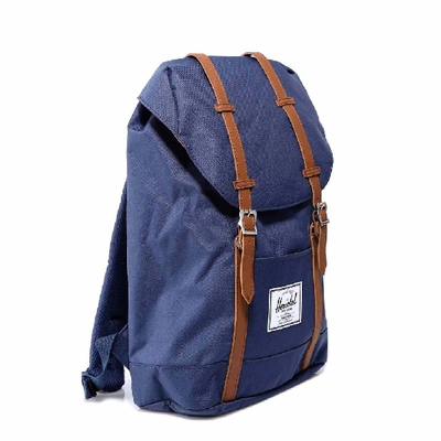 Shop Herschel Supply Co . Retreat Foldover Backpack In Blue