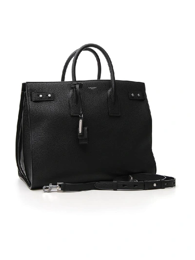 Shop Saint Laurent Large Sac De Jour Tote Bag In Black