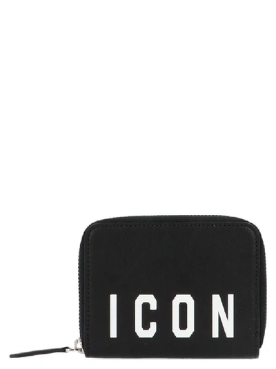 Shop Dsquared2 Icon Logo Wallet In Black
