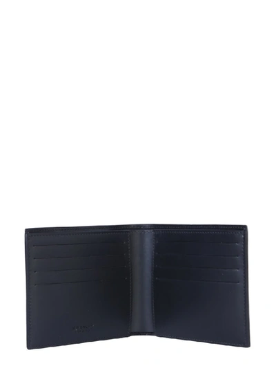Shop Givenchy Logo Fold Wallet In Black