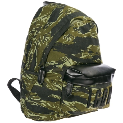 Shop Dsquared2 Icon Camouflage Backpack In Green